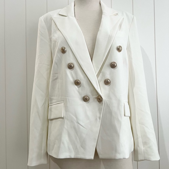 Generation Love NWT Delilah Crepe Blazer size XL white - Picture 3 of 16